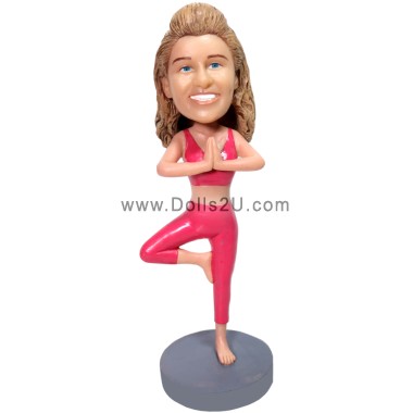  Custom Bobblehead Female Yogi Creative Yoga Gift For Her Item:43233