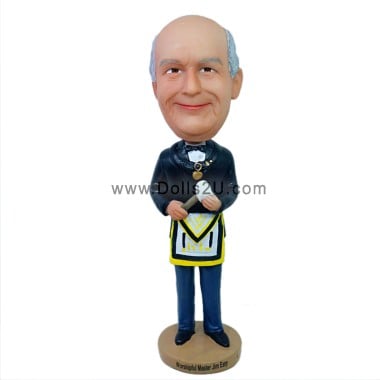  Masonic Bobblehead Gift / Freemasonry Bobblehead Gift