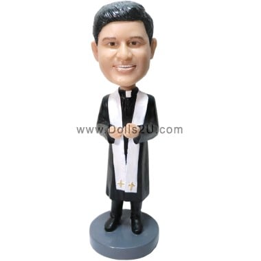  Personalized Priest Bobblehead Gift From Your Photo Item:40357