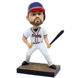 Male Left Handed Baseball Hitter Bobblehead Any Team Color And Logo