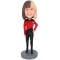 (image for) Personalized Bobblehead Female Star Trek Captain Item:41311
