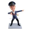 Personalized Pilot Bobblehead Figure Gift For Him