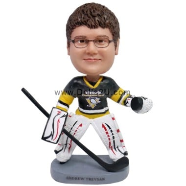  Custom Hockey Goalie Bobblehead Item:13677