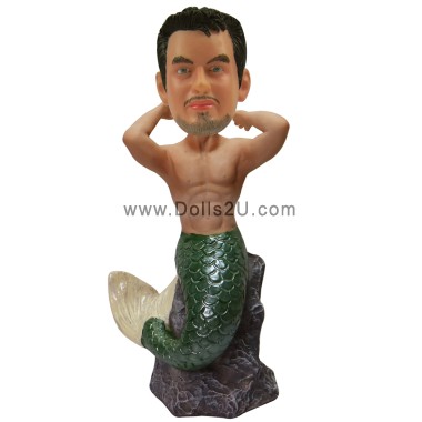 Custom merman bobblehead