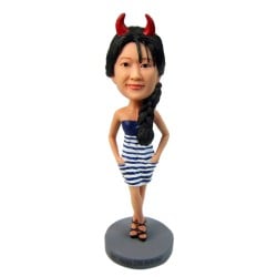  Custom Creative Female Bobblehead Gift For Girl