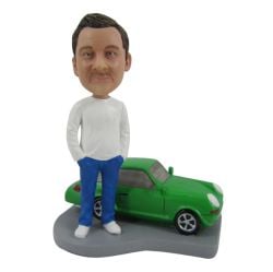 A man and a car