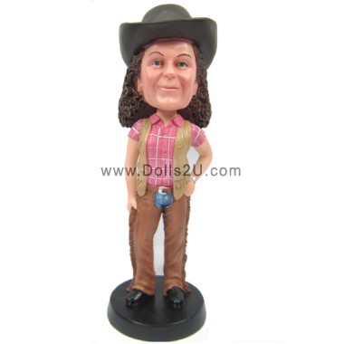 (image for) Custom Cowgirl Bobblehead