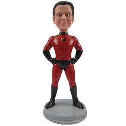 Boss's Day Gift Custom Super Boss Superhero Bobblehead Boss's Day Gift Custom Super Boss Superhero Bobblehead