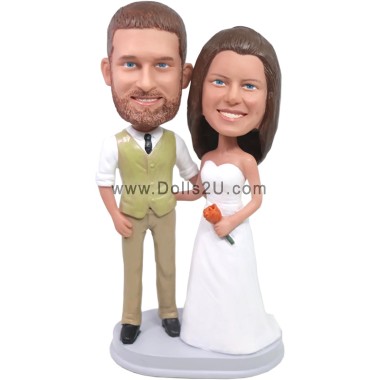  Wedding Gifts Ideas Custom Bobbleheads Item:52362