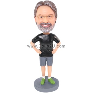 (image for) Male In Sports Shorts With T-shirt