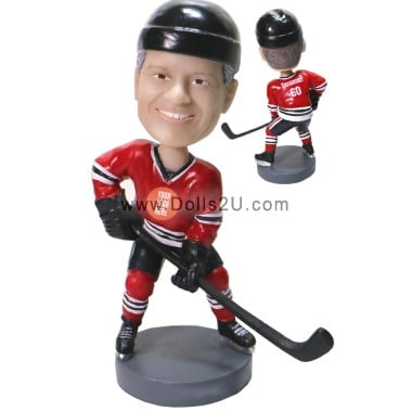 (image for) Custom Ice Hockey Player Bobblehead