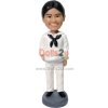 Custom Military Navy Bobblehead- Female