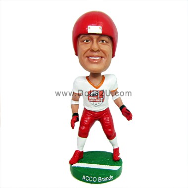 (image for) Custom Football Player Bobblehead Any Team Color And Logo