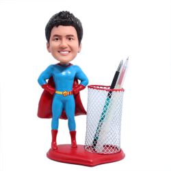 superhero pen holder bobblehead gift