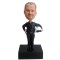 (image for) Custom Male Pilot Bobblehead Pilot Gift Item:723156