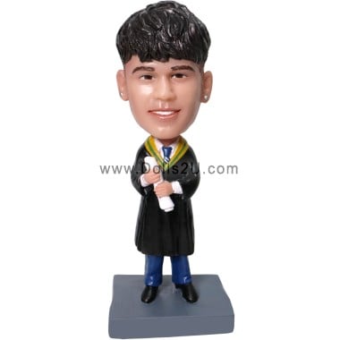 (image for) Custom Male Graduation Bobblehead