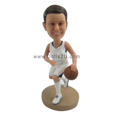 (image for) Custom Female Basketball Player Bobblehead