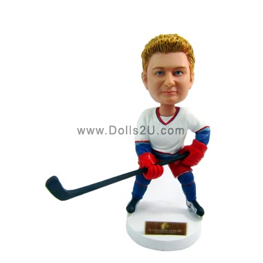  Custom Hockey Player Bobblehead Item:13796