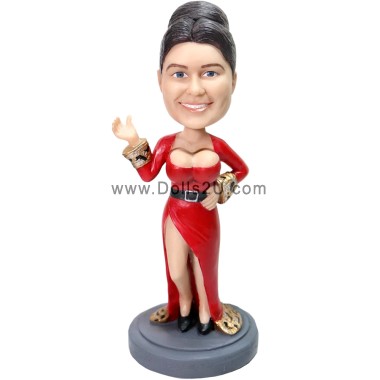 (image for) Personalized Karen's Chest Moving Bobblehead (chest And Head Bobble)