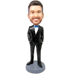 Groomsman With Tuxedo And Bow Tie