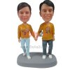 Custom Bobbleheads Couples Holding Hands Anniversary Gift Valentine's Day Gifts