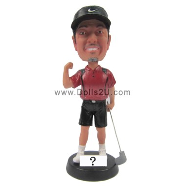 (image for) Custom Golf Player Bobblehead