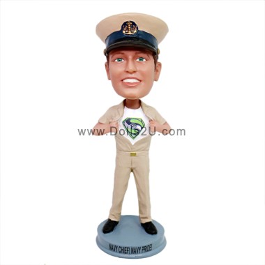  U.S. Navy Chief SuperHero Bobblehead