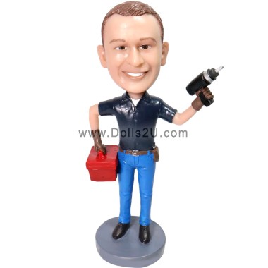  Custom Repairman Bobblehead Gift For Dad Item:44896