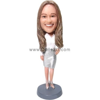 (image for) Custom Office Lady Bobblehead