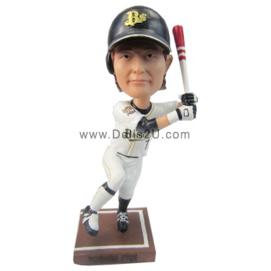 (image for) Custom Left Handed Baseball Hitter Bobblehead