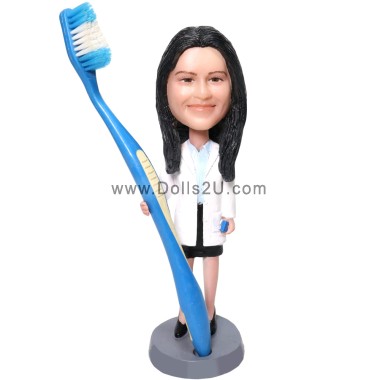 (image for) Personalized Female Dentist Bobblehead Funny Dentist Gifts