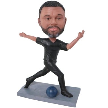 (image for) Custom Bowling Player Bobblehead / Gift for Bowling Player