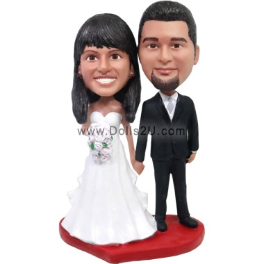 (image for) Custom Bobbleheads For Wedding