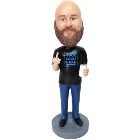 (image for) Creative Personalized Bobblehead Gift For Male Beer Lover
