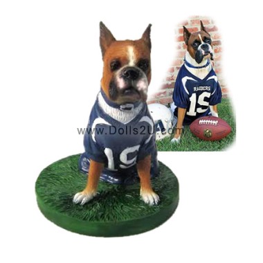 (image for) Fully custom made dog bobblehead - pet dashboard bobblehead