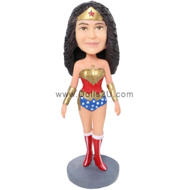 Custom Wonder Woman Bobbleheads Gifts Sculpted from Your Photos