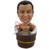 Custom Bobblehead Male Bathing Funny Gift For Man