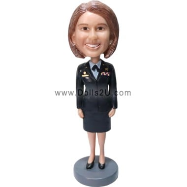 (image for) Custom Female Navy Chief Petty Officer Bobblehead