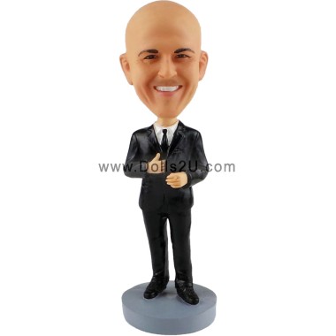 (image for) Custom Male Executive In Suit Bobblehead