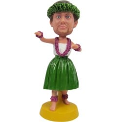  Custom Bobbleheads Male Hawaiian Hula Dancer