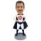 (image for) Custom Super Dad Bobblehead – Personalized Father's Day Gift With Any Cloak Color & Logo Item:13839