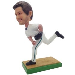 (image for) Right Handed Baseball Pitcher Bobblehead Any Team Color Any Logo Bobbleheads