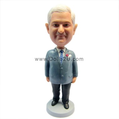 (image for) Custom Dad In Suit Bobblehead
