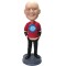 (image for) Custom Male Hockey Fans In Any Team Hockey Jersey Bobblehead Item:27470