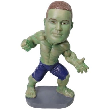 (image for) Custom Hulk Style Bobblehead Gift For Dad