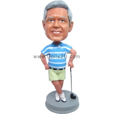  Custom Golfer Bobblehead Gift