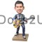 (image for) Custom Bobbleheads Male Bass Player Gifts For Guitarist Item:216515