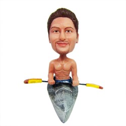 male kayak athlete