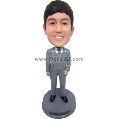 (image for) Personalized Groomsmen Bobbleheads