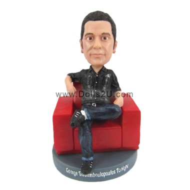  Custom Boss Sit On Sofa Bobblehead Item:13584